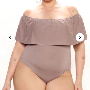 Fashion Nova Mauve Bodysuit